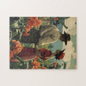 Tropische Blume Romance Harmonie Puzzle (Horizontal)