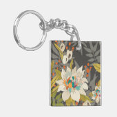 Tropische Blume Schlüsselanhänger (Vorderseite links)