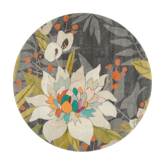Tropische Blume Schneidebrett (Vorderseite)