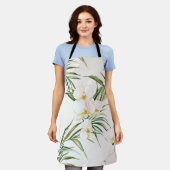 Tropische Blume Schürze (Getragen)