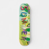 tropische Blume Skateboard (Vorne)