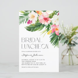 Tropische Blume Sommerferien Bridal Mittagessen Ei