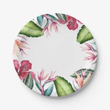 Tropische Blume Sommerinsel Blätter