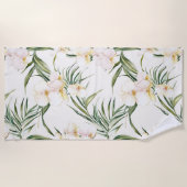 Tropische Blume Strandtuch (Vorderseite)