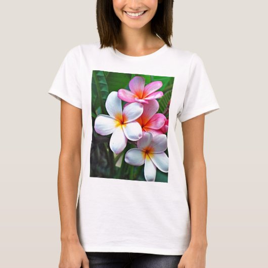 Tropische Blume T-Shirt (Vorderseite)