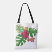 Tropische Blume Tasche (Rückseite)