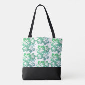 Tropische Blume Tote Bag Tasche (Rückseite)