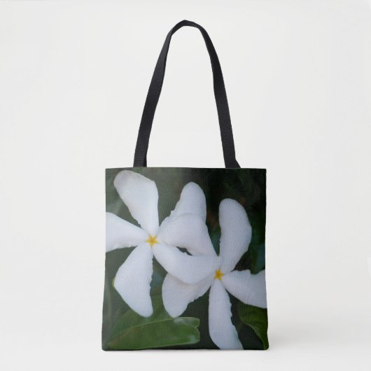 Tropische Blume Tote Tasche (Vorderseite)