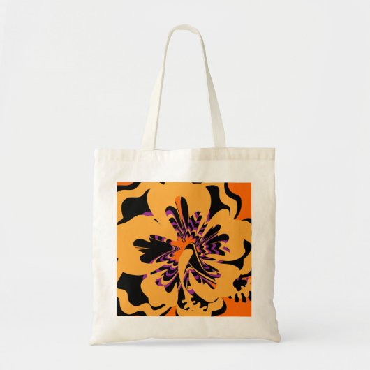 Tropische Blume Tragetasche (Vorne)