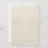 Tropische Blume und Dusche des Starfish Coupels Einladung (Rückseite)