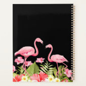 Tropische Blume und Flamingos-32146 Planer (Rückseite)