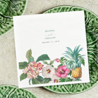 Tropische Blume und Hochzeiten im Grünen
