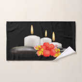 Tropische Blume und Kerzen Badetücher Dekoration Badhandtuch Set (Handtuch)