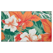 Tropische Blume und Muster der Blätter Stoff (Fat Quarter (45,7 x 55,9 cm))