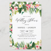 Tropische Blume und Polterabend (Vorne/Hinten)