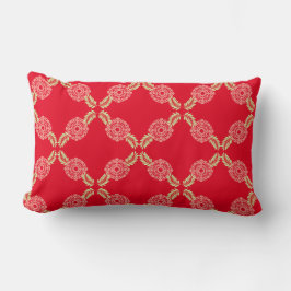 Tropische Blume und reversible Wirbelsäulenkissen Lendenkissen