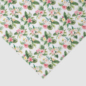 Tropische Blume und Vegetationsmuster Seidenpapier (Ausschnitt)