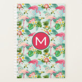 Tropische Blume und Vögel | Anfänglich hinzufügen Planer (Vorderseite)