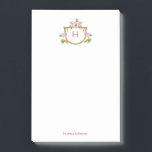 Tropische Blume und Vögel mit Monogramm Notepad Post-it Klebezettel<br><div class="desc">Mit Monogramm, tropisches Notizblock-Design mit Aquarellbildern, rosa Flamingos und tropische Blume. Schön für die Erinnerung Noten! Diese Notizblock macht schöne Briefkopf Anpassen mit Ihrem Namen durch "Bearbeiten Sie diese Vorlage" Kästchen auf der rechten Seite des Elements, oder klicken Sie auf die blaue Schaltfläche "Anpassen Sie es", um den Text zu...</div>