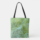 Tropische Blume von Bachelorette Luau Ananas Tasche (Rückseite)