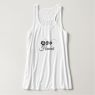 Tropische Blume von Frauen am Rande Hawaiis Tank Top