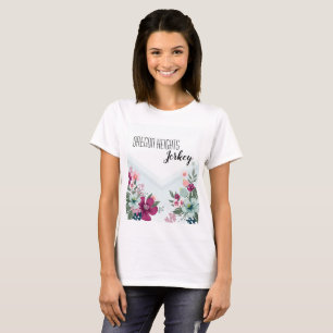 Tropische Blume zum T - Shirt personalisierter Unt