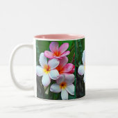 Tropische Blume Zweifarbige Tasse (Links)