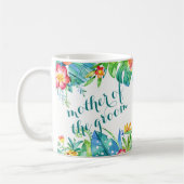 Tropische Blumen2 versahen kundenspezifische Kaffeetasse (Links)