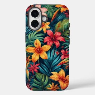 Tropische Blumen  iPhone 16 Hülle