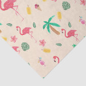 Tropische Blumen des modernen rosa bunten Seidenpapier (Ausschnitt)