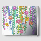 Tropische Blumen Gästebuch (Rückseite)