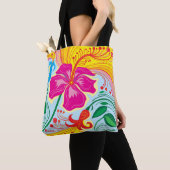 Tropische Blumen im Wind Tasche (Von Nahem)