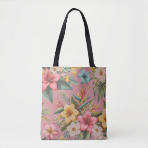 Tropische Blumen Naturinspiriert Tasche