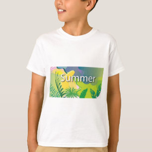 tropische Blumen T-Shirt