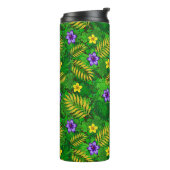 tropische Blumen Thermosbecher (Nach links gedreht)