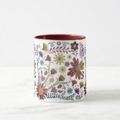 Tropische Blumen Überraschung Tasse (Zentrum)