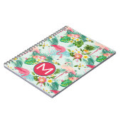 Tropische Blumen und Vögel | addieren Ihre Notizblock (Linke Seite)