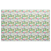 Tropische Blumen und Vögel Stoff (Fat Quarter (45,7 x 55,9 cm))