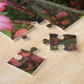 Tropische Blumenfiesta - klares Rosa Puzzle (Seite)