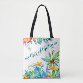 Tropische Blumenmutter der Braut Tasche (Vorderseite)