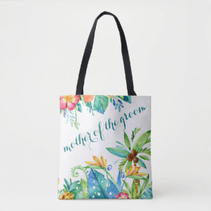 Tropische Blumenmutter Tasche