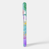 Tropische Blumenrabatte Sommerästhetik Case-Mate iPhone Hülle (Rückseite / Links)