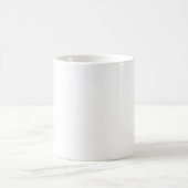 Tropische Blüte: Dunkles trendy Muster Kaffeetasse (Mittel)