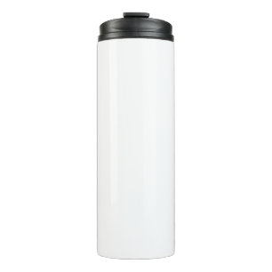 Tropische Blüte: Dunkles trendy Muster Thermosbecher