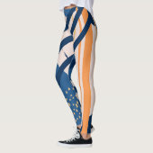 Tropische Blüte: Moderner Führer Leggings (Links)