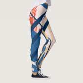 Tropische Blüte: Moderner Führer Leggings (Rechts)
