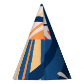 Tropische Blüte: Moderner Führer Partyhütchen (Rückseite)