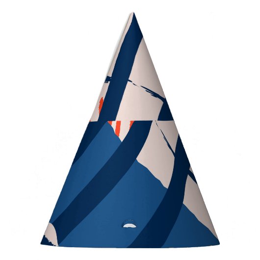 Tropische Blüte: Moderner Führer Partyhütchen (Links)