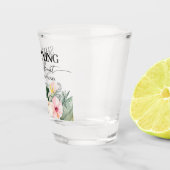 Tropische Blüte Sie bindet das Brautparty des Knot Schnapsglas (Rechts)