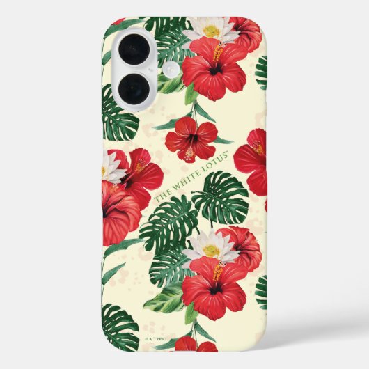 Tropische Blüten des weißen Lotus Case-Mate iPhone Hülle (Rückseite)